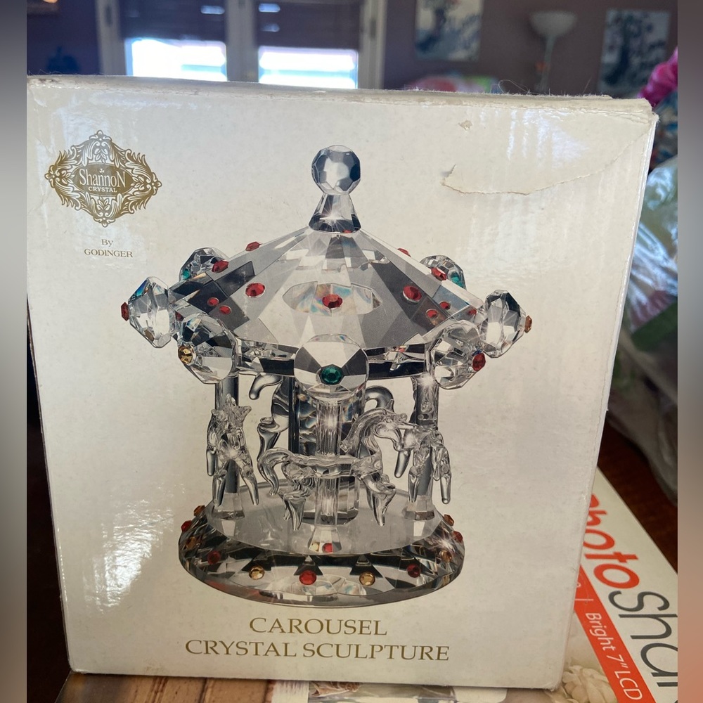 Crystal Carousel Sculpture